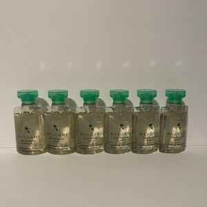 Bvlgari green tea shampoo and shower gel 40ml/1.3oz lot of 6